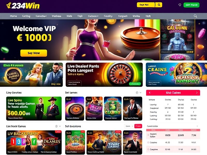 Discover the ultimate 234win gambling experience with access to top casino games, live betting, sports wagers, and exclusive bonuses. Play responsibly and securely at 234win.com.
